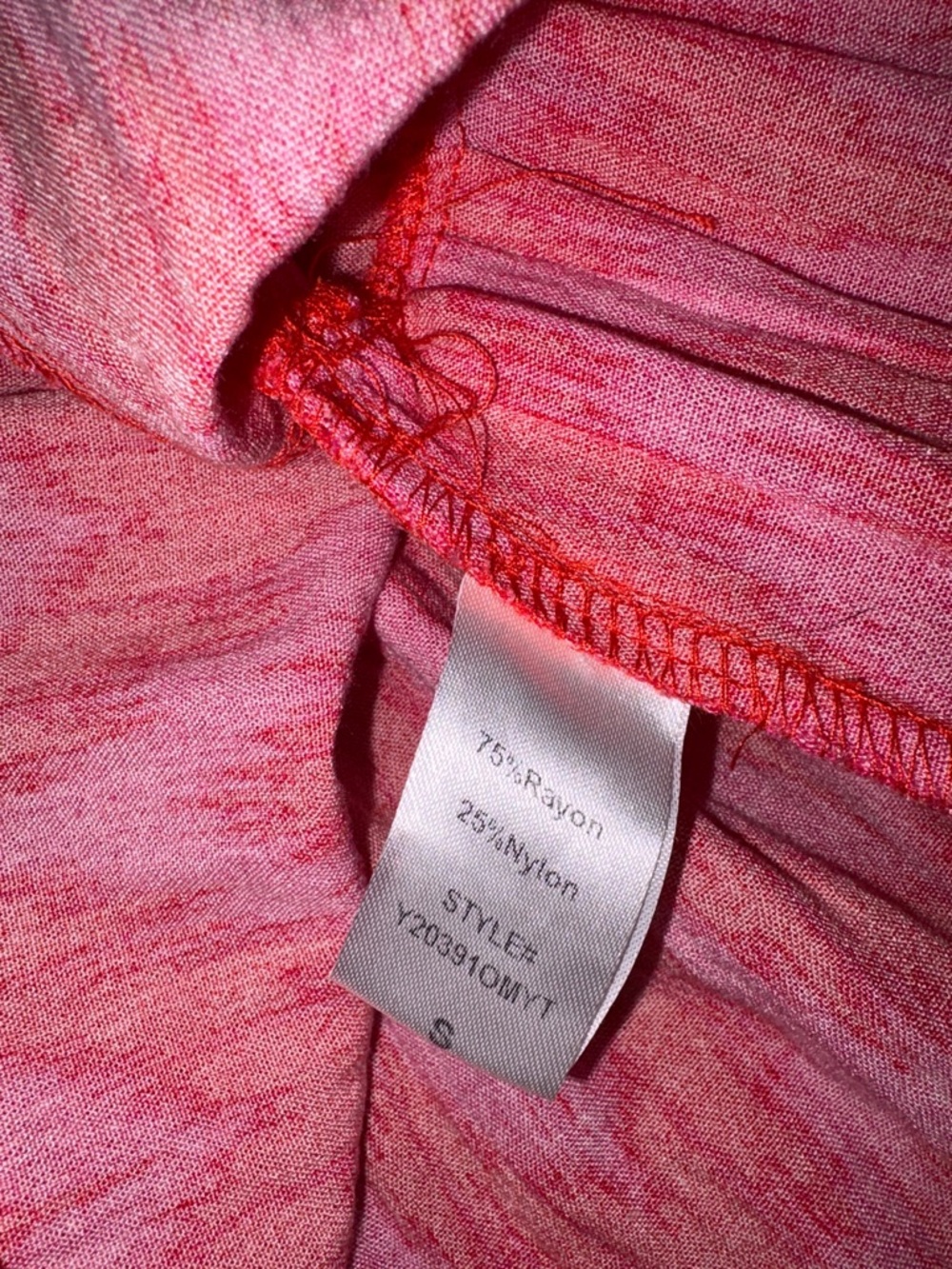 Pomander Place Bright Pink Zigzag Tiered Dress size S - Picture 5 of 6